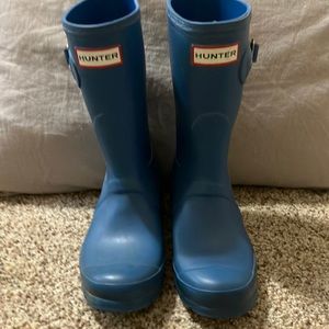 Hunter Rain Boots Original short. Excellent condition. Blue